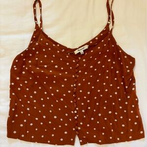 Madewell Button Tank Blouse Size 6